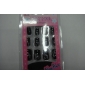 Wholesale competitve price and fashion black artificial nails with silver dots improve your taste