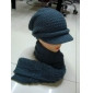 Wholesale knit pattern winter hats and scarves set