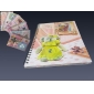 Wholesale Tridimensional cute bear Spiral Winding Notebook with mirrior