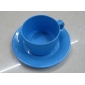 Wholesale Bright color melamine cup & saucer set
