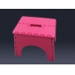 Wholesale convenient pink folding plastic chair for travelling and camping
