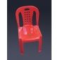 value red plastic chair for children, high quality