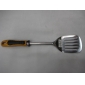 stainless hollow wood handle pancake turner for housewives