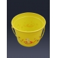 Wholesale cartoon yellow promotional Plastic cask, Plastic Buckets