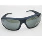 Dark green Men's Elastic rubber paint resin sunglasses (MOD8102)