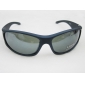 Men's resin sunglasses with PC Elastic rubber paint frame dark green