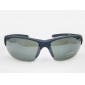 Men's half-frame resin sunglasses dark green fashion accessories