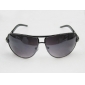 New stylish men's black resin sunglasses black copper frame