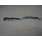 stainless flower design handle knife for dining