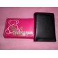 Wholesale lovely happy bear PU soft leather frill Tri-Fold Wallet