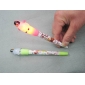 Wholesale Promotional cartoon flashl plastic children's blue stick ball pen/ ballpoint