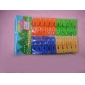 Wholesale 20 PCS 4 Colors Plastic Clothespins Clothes Hanging Pegs Clips
