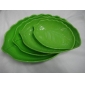 melamine mixing plate, set of 4