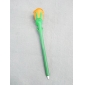 Wholesale Fancy promotional colorful flower plastic children's blue ball pen/ ballpoint