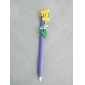 Wholesale Fancy promotional colorful flower polymer clay children's blue ball pen/ ballpoint