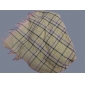 Wholesale Light color fashion gold thread unique plaid ruffled long shawl scarf