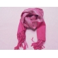 Wholesale Red Hand Knitted Scarf with lucky clouds design on the surface