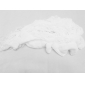 Wholesale Beautiful white falbala silver thread scarf shawl with strong scalability
