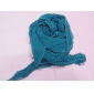Wholesale Beautiful blue falbala silver thread scarf shawl with strong scalability