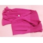 Wholesale Beautiful Red Chiffon Stripped Scarf Lady's Apparel Accessories With Hemming