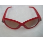 Wholesale Red Stylish lady's Resin Lenses Plastic Frame Anti-scar Sunglasses 8918