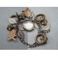 Wholesale 2010 Promotional newly design decorative classical nobler copper chain watch with leaves accessory
