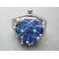 Wholesale 2010 Promotional newly design decorative mini finger ring shape electronic watch with artificial diamond accessory