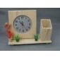 Wholesale wood pen container with flower design