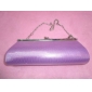 Stylish Light Purple Stone Pattern Steel-rimmed Removable Metal Chain Lady's Handbag  Stylish Light Purple Stone Pattern Steel-rimmed Removable Metal Chain Lady's Handbag