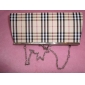 Wholesale Stylish Checks Steel-rimmed Removable Metal Chain Lady's Handbag