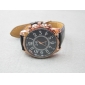 Wholesale 2010 Promotional Newly design decorative classical nobler men's electronic wrist watch with PU watchband