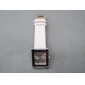 Wholesale 2010 Promotional newly design decorative fashion nobler electronic wrist watch with white PU watchband