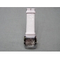 Wholesale 2010 Promotional newly design decorative fashion nobler electronic wrist watch with white PU watchband