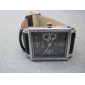 Wholesale 2010 Promotional Newly design decorative fashion nobler electronic wrist watch with black PU watchband