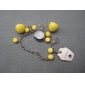 Wholesale 2010 Promotional newly design decorative nobler alloy chain ladies' electronic watch with accessory