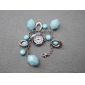 Wholesale 2010 Promotional newly design decorative nobler alloy chain ladies' electronic watch with accessory