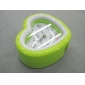 Wholesale 2010 Promotional newly design decorative cartoon heart shape vivid color plastic electronic clock