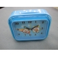 Wholesale 2010 Promotional Newly design decorative cartoon square shape vivid color plastic electronic clock