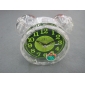 Wholesale 2010 Promotional newly design decorative cartoon vivid color transparent plastic electronic mini alarm clock