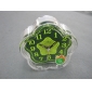 Wholesale 2010 Promotional newly design decorative cartoon vivid color transparent plastic electronic mini alarm clock