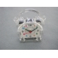 Wholesale 2010 Promotional newly design decorative cartoon vivid color transparent plastic electronic mini alarm clock