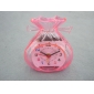 Wholesale 2010 Promotional newly design decorative cartoon vivid color transparent plastic electronic mini alarm clock