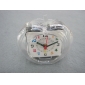 Wholesale 2010 Promotional newly design decorative cartoon vivid color transparent plastic electronic mini alarm clock