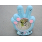 Wholesale 2010 Promotional newly decorative gesture shape vivid color high quality plastic electronic mini alarm clock