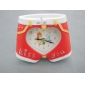 Wholesale 2010 Promotional newly decorative pant shape vivid color high quality plastic electronic mini alarm clock