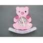 Wholesale 2010 Promotional newly decorative pig shape vivid color high quality plastic electronic mini alarm clock