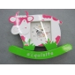 Wholesale 2010 Promotional newly decorative cow shape vivid color high quality plastic electronic mini alarm clock
