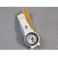 Wholesale 2010 Promotional newly design decorative fashion Snoopy electronic wrist watch with white PU watchband