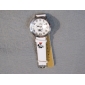 Wholesale 2010 Promotional newly design decorative fashion Snoopy electronic wrist watch with white PU watchband
