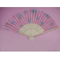 Wholesale Pink Elegant Printing Clothes Fan for Ladies